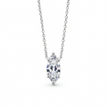 Marquise Lab-Grown Diamond Pendant Necklace