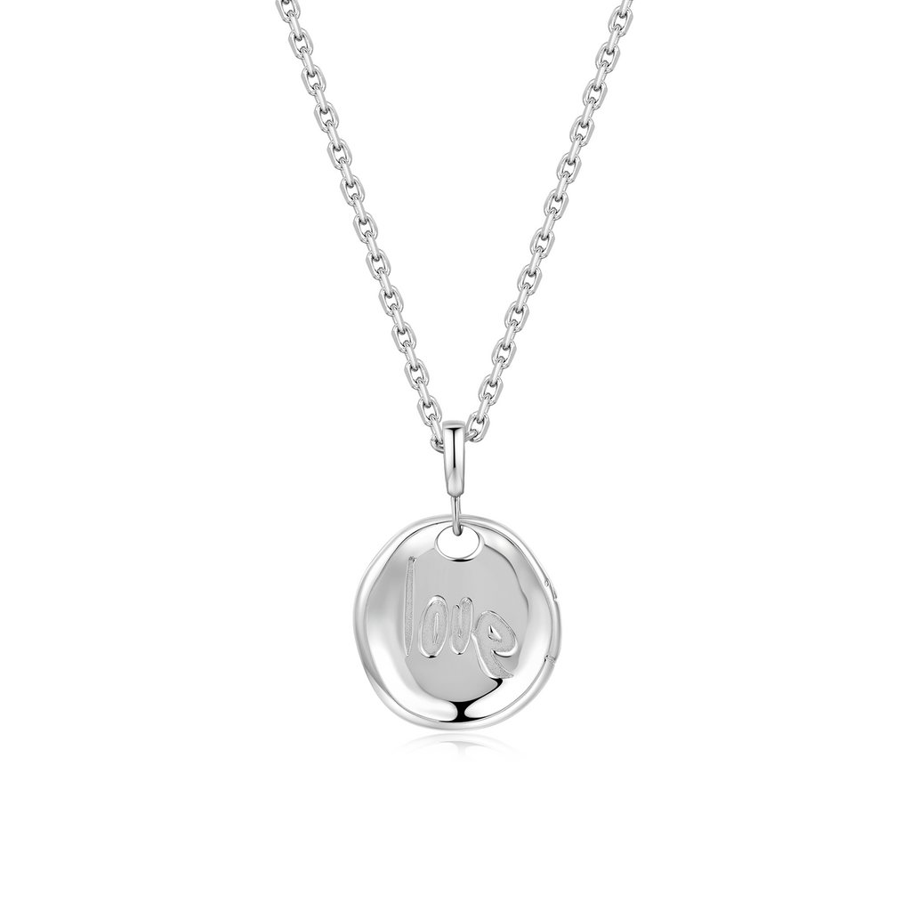 One Word, One Love Medallion Necklace