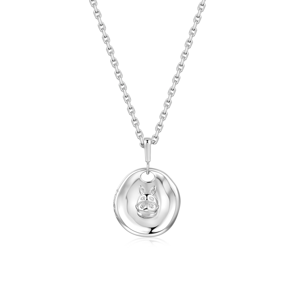 One Word, One Love Medallion Necklace