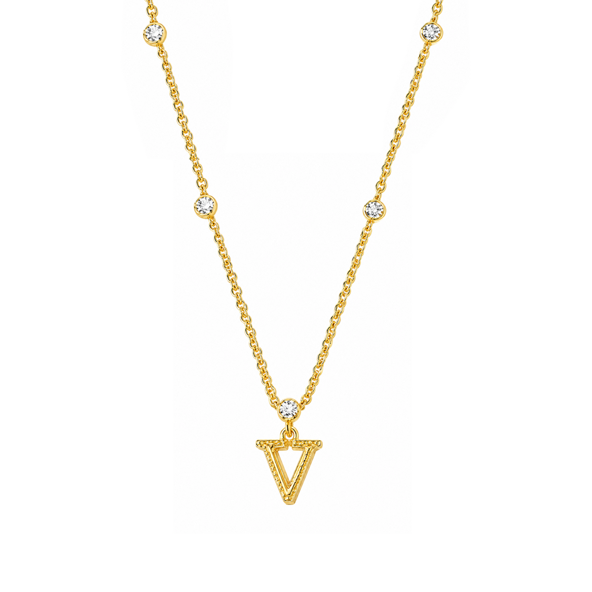 Petite V Lab-Grown Diamond Necklace