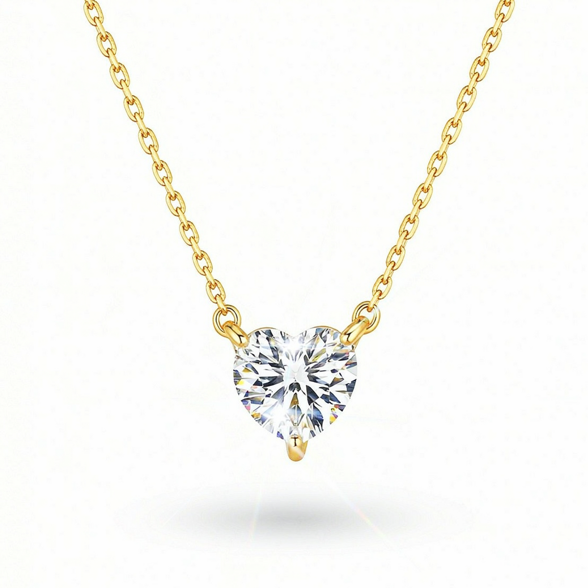 Heart Lab-Grown Diamond Necklace