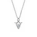 Openwork V Lab-Grown Diamond Necklace