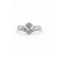 Crown-Setting Lab-Grown Diamond Ring