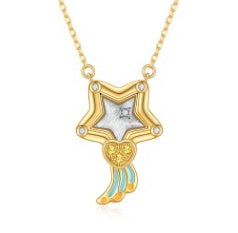 Creamy Mami Wish Star Crystal Necklace