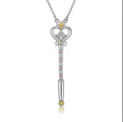 Creamy Mami Magic Wand Crystal Necklace